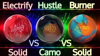 Electrify Solid vs Hustle Camo vs Burner Solid