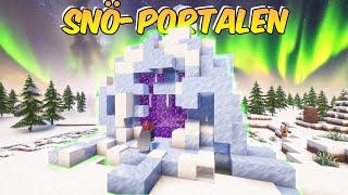 SNÖPORTAL TILL NETHER PÅ BEDROCK SMP I MINECRAFT - LETS PLAY - S8E66