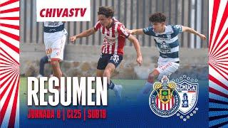 RESUMEN Y GOLES: Chivas #sub19 vs Pachuca | Jornada 8 Clausura 2025