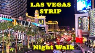 LAS VEGAS STRIP Night Walk 2024