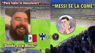 ASI FUERON las PIFIAS Y BURLAS a LIONEL MESSI HOY | INTER MIAMI VS MONTERREY 3-1