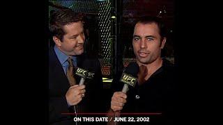 On This Date: Joe Rogan’s UFC commentary debut in 2002  | #Shorts