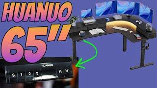 Budget Friendly Motorized Standing Desk | Huanuo 65 inch Standing Desk