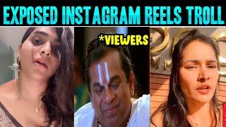 ||EXPOSED INSTAGRAM REELS TROLLS IN TELUGU||