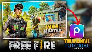 Make This Awesome Free Fire Thumbnail In Picsart  Free Fire Thumbnail Kaise banaye