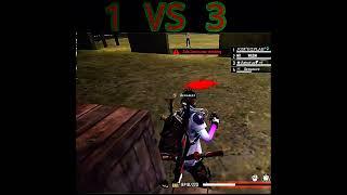 FREE FIRE SHORT VIDEO NEW 1VS 3  KGF GAMER