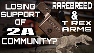 Rarebreed Sues Super Safety Makers & Lucas Quits T-REX - Both Companies Losing Support?