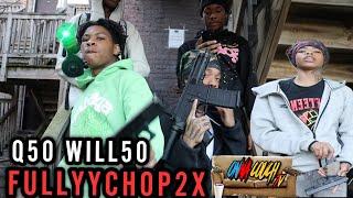 Q50 Will50 Fully Chopp (PGF ) Hood Vlogs | GlockBoy Beef , No Beef With BloodHound Viral High Speed