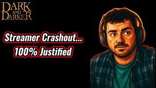 Oggieson Crashout is 100% Justified | Dark and Darker