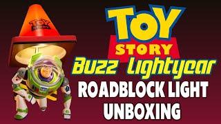 Martube Disney Pixar Toy Story Buzz Lightyear Caution Cone Roadblock Light Unboxing