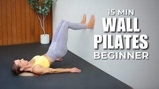 15 Min Beginner Wall Pilates for Weight Loss & Toning