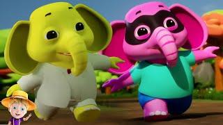 Ek Mota Hathi, एक मोटा हाथी, Meow Meow Billi Karti, Kids Animated Rhymes