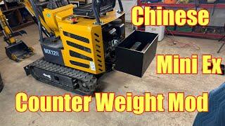 Chinese Mini Excavator Counter Weight Modifaction