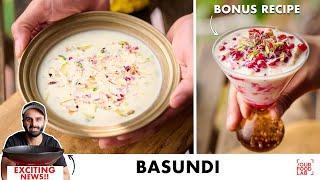 Basundi Recipe | Easy & Tasty Festive Sweet | दिवाली पर बनाइये बासुंदी की रेसिपी | Chef Sanjyot Keer