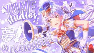 [YS] YUME STUDIOS AUDITION FEBRUARY 2020 (CLOSED)