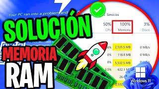 MEMORIA RAM 100% DE USO: ¡La SOLUCIÓN DEFINITIVA! --Windows 11-2024 