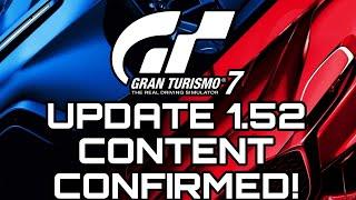 Gran Turismo 7 | Update 1.52 Cars Confirmed!