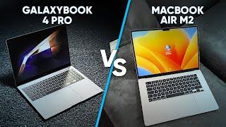 GalaxyBook 4 Pro Vs MacBook Air M2 | Choose Wisely!