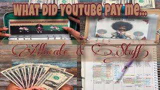 My YouTube Paycheck| How much did YouTube pay me| Cash Stuffing