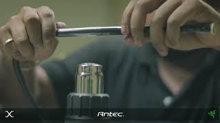 ANTEC RAZER CUBE LIQUID COOLED TIME LAPSE PC BUILD ANTEC BITSPOWER RAZER