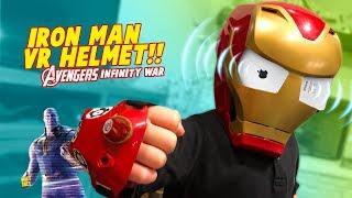 Avengers Infinity War Super Hero Gear Test: Iron Man Virtual Reality Helmet!