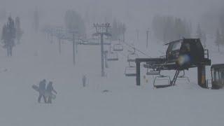 Storms help Tahoe-area ski resorts build up their snowpack