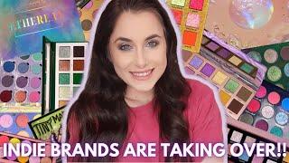 INDIE BRANDS ARE TAKING OVER | FAVORITE INDIE EYESHADOW PALETTES | HOW ARE THEY SO GOOD?!