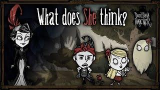 How Does Charlie Feel About Every Survivor? [Don't Starve Together Lore]