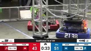 Qualification 16 - Technology Division - 2024 FIRST Ontario Provincial Championship