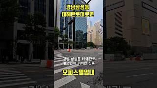 강남 테헤란로대로변 오피스텔월세는?