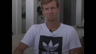 Tomas Berdych contesta el Fast Serve del ATC2017