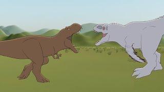 Indominus Rex vs T-Rex ... | Jurassic World Animation