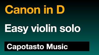 Canon In D - Violin sheet music | Easy violin songs for beginners