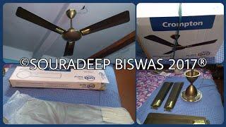 CROMPTON AURA ANTI DUST DUSKY BROWN 1200MM/48" (2017) UNBOXING, INSTALLATION & REVIEW