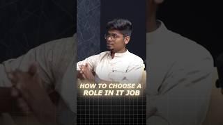 How to Choose a Role in IT Companies (Tamil) | career advice