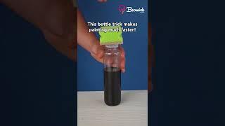 DIY Wood Painting Bottle #diy #wood #bottle #tricks