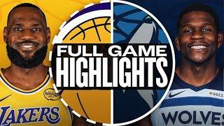 LAKERS vs TIMBERWOLVES FULL GAME HIGHLIGHTS | December 2, 2024 | Wolves vs Lakers Highlights NBA 2K