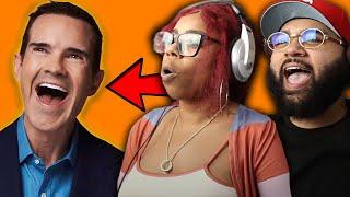 Jimmy Carr Riskiest Jokes  - WILDEST COMEDIAN EVER??! - BLACK COUPLE REACTS