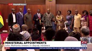 Ministerial Appointments: John Mahama swears in deputy ministers designate