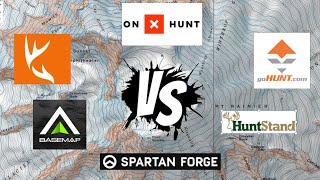 OnX VS. GoHunt VS. HuntWise VS. Spartan Forge VS. BaseMap VS. HuntStand - Part 1