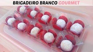 Brigadeiro Branco Gourmet com apenas 2 ingredientes | Por Rúbia Carolina