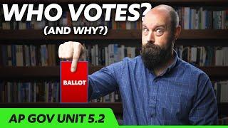 Voter TURNOUT [AP Gov Review, Unit 5 Topic 2 (5.2)]