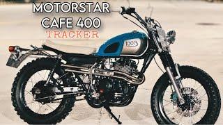 MOTORSTAR CAFE 400 | “British Tracker”  Custom by 1008 Moto Garage