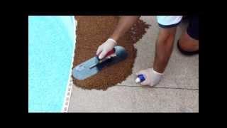 Rubber Pool Deck Surfacing - Do It Yourself