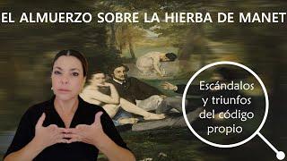 Manet y su "almuerzo sobre la hierba". Triunfar en lo establecido con los propios códigos.