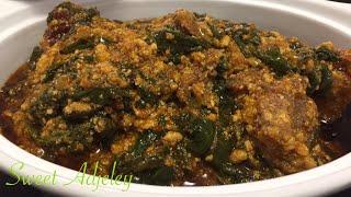 HOW TO MAKE THE BEST TASTING SPINACH STEW | EGUSI SOUP | PALAVA SAUCE | KONTOMERE STEW