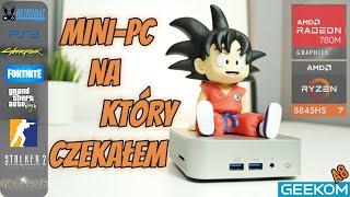 Topowy MINI-PC GEEKOM A8 z Ryzen 7 8845HS + Radeon 780M!  #dogier #dopracy