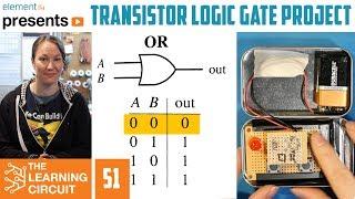 Making Logic Gates From Discrete Components - The Learning Circuit