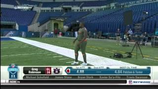 Greg Robinson 40 yd dash at 2014 NFL Combine