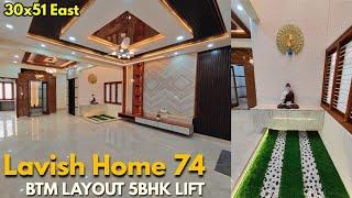 Lavish Home 74 | BTM Layout 30x51 East Facing Smart 5BHK | Bengaluru SOLD